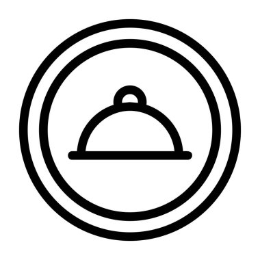 Gıda simgesinin vektör illüstrasyonu