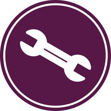 Tornavida Düz Vektör Simgesi