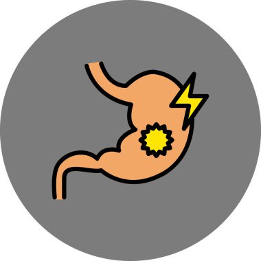 Çizgi film simgesinin vektör çizimi