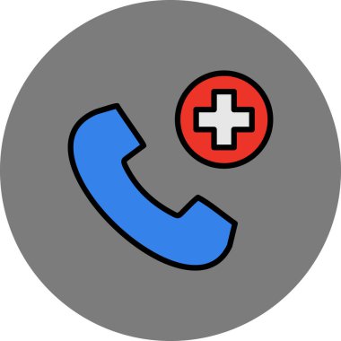 telefon simgesi, vektör illüstrasyonu