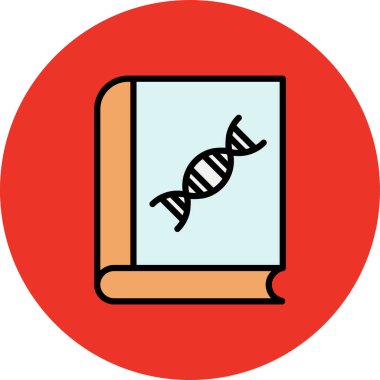 DNA simgesi vektör illüstrasyonu