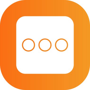 Tek bir simge tasarımının vektör illüstrasyonu