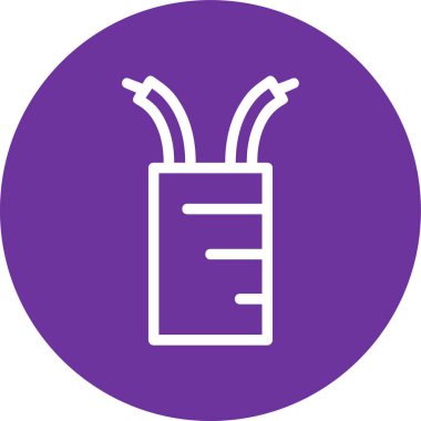 Modern b 'nin vektör illüstrasyonu eksik simgesi