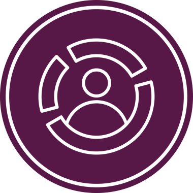 Modern bir simgenin vektör illüstrasyonu