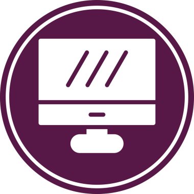 Modern dizüstü bilgisayar simgesinin vektör illüstrasyonu