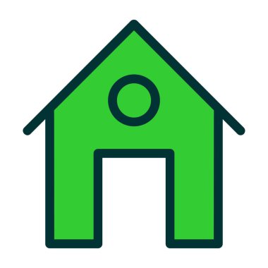 ev vektörü simgesi modern illüstrasyon