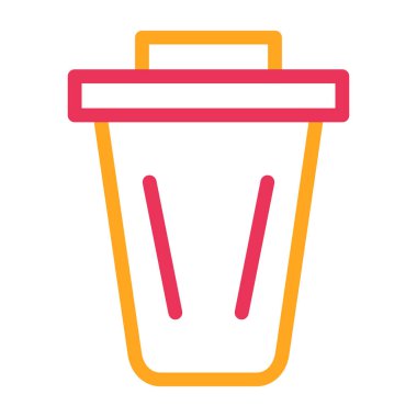 Kahve fincanı. Basit tasarım