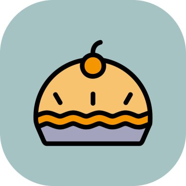 yiyecek ikonu vektör illüstrasyonu