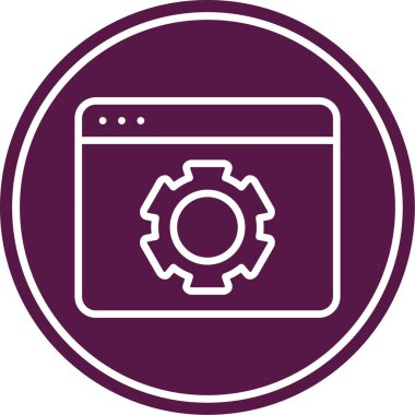 seo modern simgesinin vektör illüstrasyonu