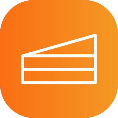 güzel zarf vektör çizgisi simgesi