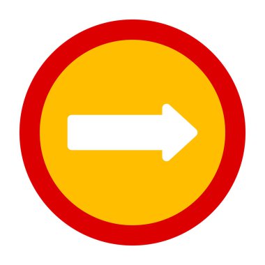 ok simgesi vektör illüstrasyonu