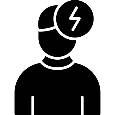 Sakallı bir adamın vektör çizimi