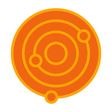 İzole edilmiş tek bir Çin feneri ikonunun vektör çizimi