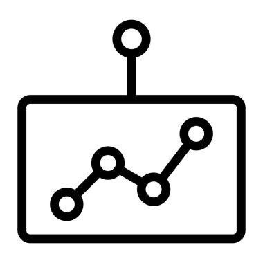 grafik ikonu vektör illüstrasyonu