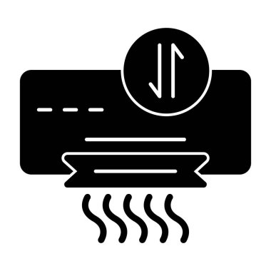 Klima simgesi, vektör illüstrasyonu