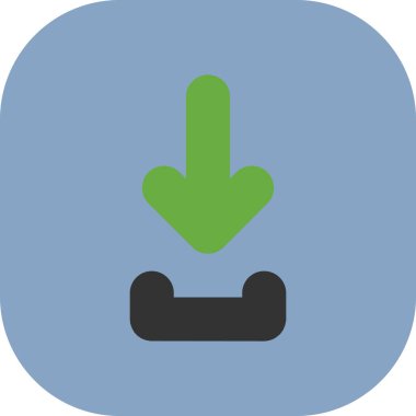 Simge indir, vektör illüstrasyonu