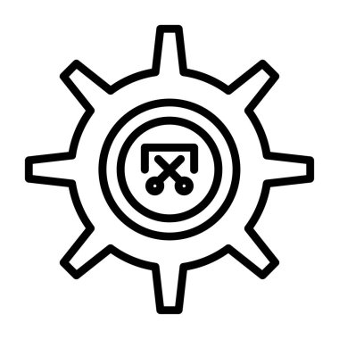 Simge vektör illüstrasyonu ayarlanıyor