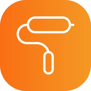 Tek bir simgenin vektör illüstrasyonu.