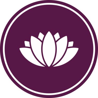 çiçek simgesi vektör illüstrasyonu