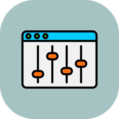 Ağ simgesi. vektör illüstrasyonu
