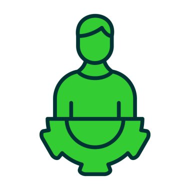 Vektör illüstrasyonu, simge ögesi arkaplanı