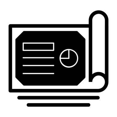 grafik simgesi olan dizüstü bilgisayar, özet biçimi