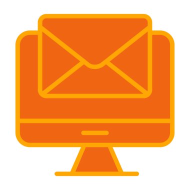 e- posta iletisi zarfı vektör simgesi