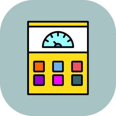 Modern bir simgenin vektör illüstrasyonu