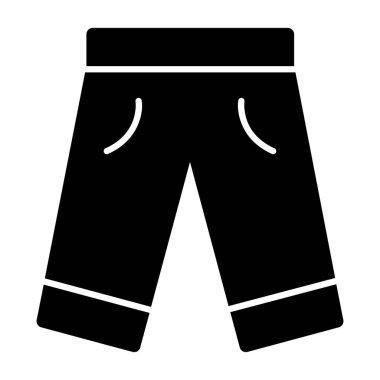 kısa vektör simgesi. biçim düz sembol, siyah renk, yuvarlak açılar, beyaz arkaplan