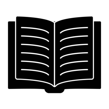 kitap simgesi beyaz zemin üzerine