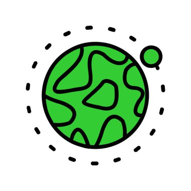 Küre simge tasarlamak vektör