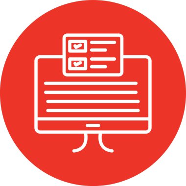 seo modern simgesinin vektör illüstrasyonu