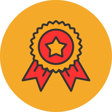 Ödül simgesinin vektör illüstrasyonu