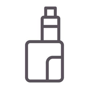 Kozmetik şişe simgesi, satır biçimi