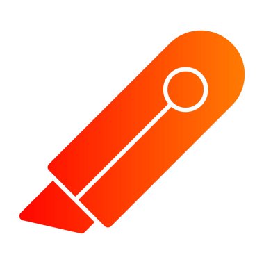 Kalem. Web simgesi basit illüstrasyon