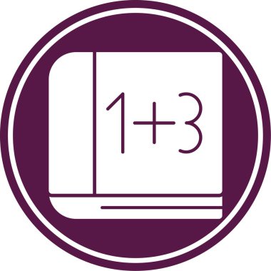 21 artı 14 ikon. Kabartma tarzı. Sembol düz stil. Menekşe rengi, yuvarlak açılar, beyaz arkaplan.