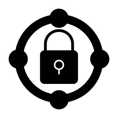 bağlantı web simgesi, vektör çizim