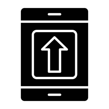 mobil uygulama simgesi, vektör illüstrasyonu