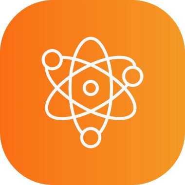 vektör atom simgesi illüstrasyonu