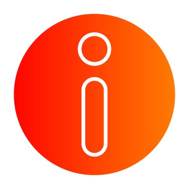 Kırmızı dairenin vektör çizimi