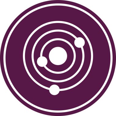 güzel astronomi vektör simgesi