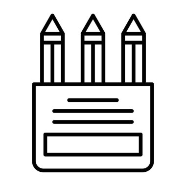 Kalem simgesi vektör çizimi çizimi