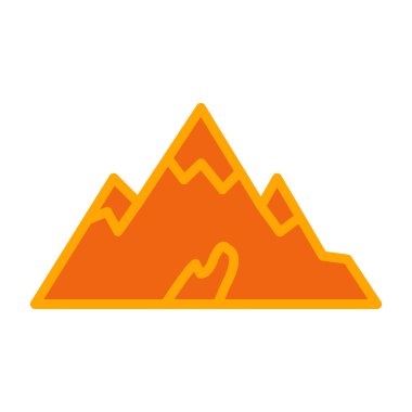 dağ ikonu vektör illüstrasyonu