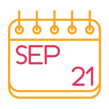 Ekim ikonu vektör illüstrasyon tasarımı tarihli takvim