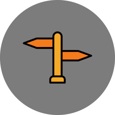 ok simgesi, vektör illüstrasyonu