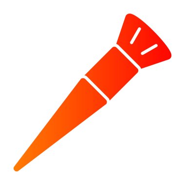 Çizgi film tarzında havuç ikonu. Vektör çizimi. yiyecek