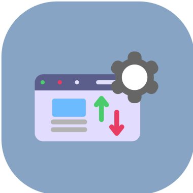 seo modern simgesinin vektör illüstrasyonu