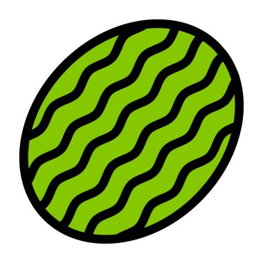 Moda tarzında izole edilmiş karpuz simgesi