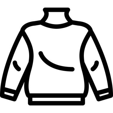 Kumaş ceket simgesi, özet çizimi