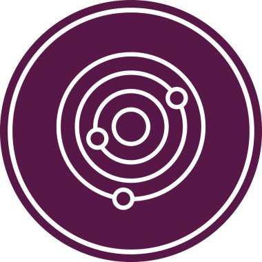 Bir pusula simgesinin vektör illüstrasyonu